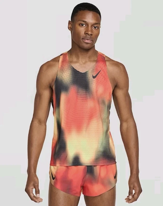 Nike DRI-FIT ADV Aeroswift Elite Entry Running Tank Mens HJ3380-736 NWT - Изображение 1 из 4