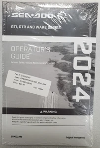 219002349 SEA DOO OPERATORS/OWNER MANUAL/GUIDE 2024 GTI,GTR,WAKE,130,170,230,300 - Picture 1 of 5