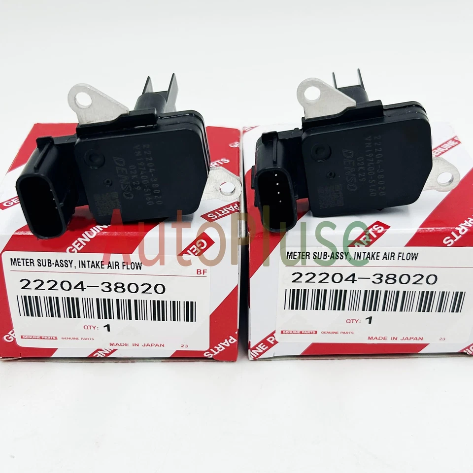 For Lexus LS460 LS600H 2007-2017 22204-38020 2PCS Air Flow Meter MAF Mass Sensor Foto 1 de 4