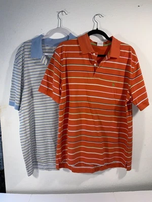 批量(2) Brooks Brothers 衬衫男式 L Polo 短袖剥落性能 — 第 1/4 张图片