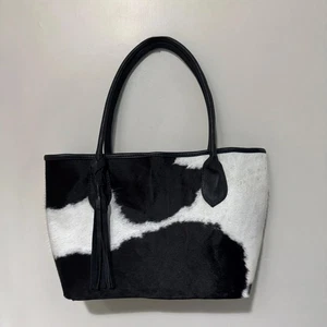 Bolso de Mano de Cuero de Vaca Genuino para Mujer | Bolso de Mano Western Hair on - Imagen 1 de 7