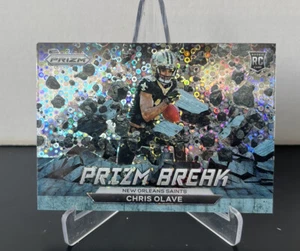 2022 Panini Prizm - Chris Olave RC No Huddle Prizm Break - NFL Trading Card. - Bild 1 von 2