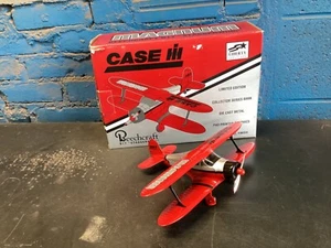 NIB ERTL SPECCAST CASE IH MAGNUM 1932 BEECHCRAFT D17 LIMITED ED. BI-PLANE BANK - Picture 1 of 12