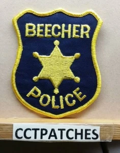 BEECHER, ILLINOIS POLICE SHOULDER PATCH IL - Picture 1 of 2