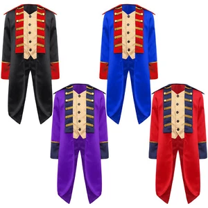 Costume coloniale pirata cosplay Halloween per bambini vintage medievale - Foto 1 di 51