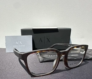 Marco y estuche de gafas Armani Exchange NUEVO modelo AX 3071F 8029 marrón y negro - Imagen 1 de 17