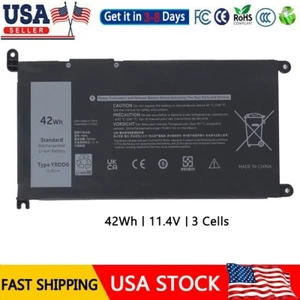 42Wh YRDD6 Laptop Battery For DELL Inspiron 3493 3582 3583 3593 3793 VM732 1VX1H - Picture 1 of 9