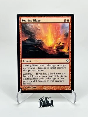 Searing Blaze ~ The List Reprints Magic MTG NM - Image 1 of 2