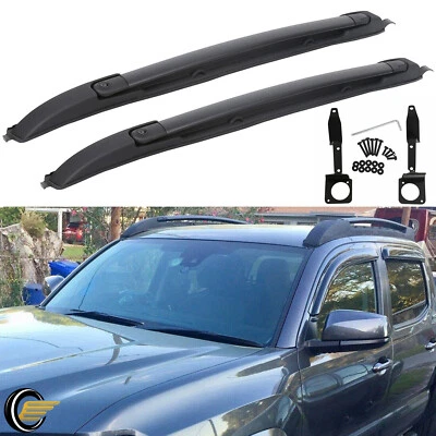 For 2005-2023 2018 Toyota Tacoma Double Cab Roof Rack Rails Bar Luggage Carrier - Image 1 of 4