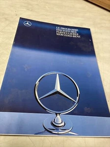 Mercedes Benz Range 1988 Passenger Cars Catalog Brochure - Picture 1 of 4