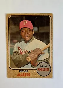 Richie Allen 1968 Topps #225 sehr guter Zustand venezolanische Philadelphia Phillies Venezuela Karte - Bild 1 von 3