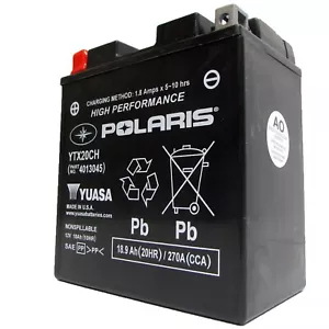 Polaris 4013045 Sealed Non-Spill Battery by YUASA, Made in USA - Picture 1 of 2