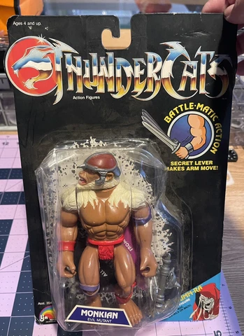 1986 Thundercats Monkian The Destroyer Evil Mutant Action Figure LJN Rare Sealed Cover