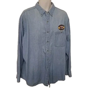 Nascar Nextel Cup Series Chambray Button Down Langarm Button Hemd Herren XXL - Bild 1 von 12