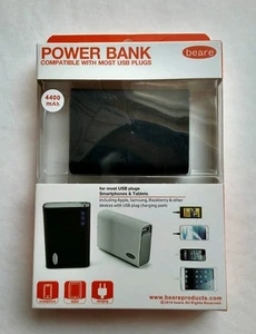Beare Brand Power Bank - Black- USB Smart phones & Tablets Compatible - New - Picture 1 of 2