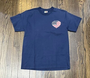 T-shirt Day Of Caring vintage 2002 stampa grafica uomo cotone blu medio - Foto 1 di 4