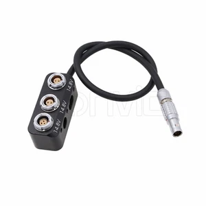 Alexa 2 Pin Power Splitter Box Male to 2 x 0B 2-pin 1 x Fischer RS 3 Pin Female - Picture 1 of 4