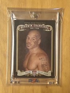 MIKE TYSON 👑HOF/GOAT!!! 2012 UPPER DECK GOODWIN CHAMPIONS - Picture 1 of 2