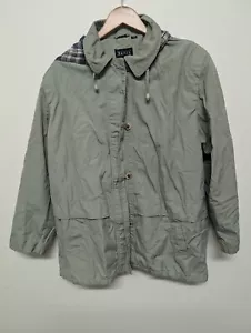 Vintage Sanro Full Jacket Women's USA SIZE 14 Snow Jacket Hooded Light Green - Bild 1 von 5