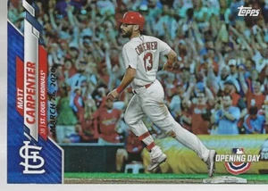 2020 Topps Opening Day Blue Foil Matt Carpenter card # 88 St. Louis Cardinals - Picture 1 of 1