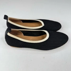 Everlane ReKnit Day Glove schwarz-weiße Ballerinas Größe 8 - Bild 1 von 7