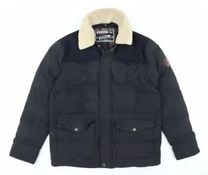 Puffa Men's Black Puffer Jacket, M, Winter Casual - Picture 1 of 12