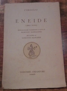 ENEIDE Libro nono Virgilio Classici latini per la Scuola LOESCHER-CHIANTORE 1955 - Picture 1 of 1