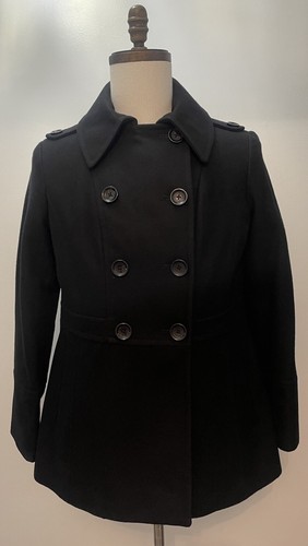 Cappotto MICHAEL Michael Kors Peacoat Pea taglia media nero misto lana nero