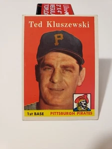 1958 Topps #178 Ted Kluszewski Piraten - Bild 1 von 2