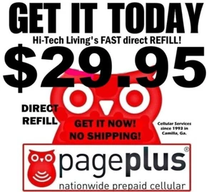 Page Plus $29.95 PREPAID DIRECT REFILL 🔥 GET IT TODAY 🔥US DEALER - Picture 1 of 3