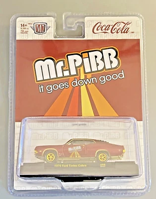 M2 Machines Mr. Pibb Coca Cola 1970 Ford Torino Cobra A46 24-37 CHASE - Image 1 of 4