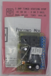 Pocono Mountain Lines TSR5 5-Amp Timed Station Stop AC oder DC Relais - Bild 1 von 1
