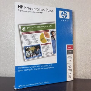 HP Soft Gloss Presentation Laser Paper 200 Sheets 8.5x11 Q6541A NEW In Open Box - Picture 1 of 13