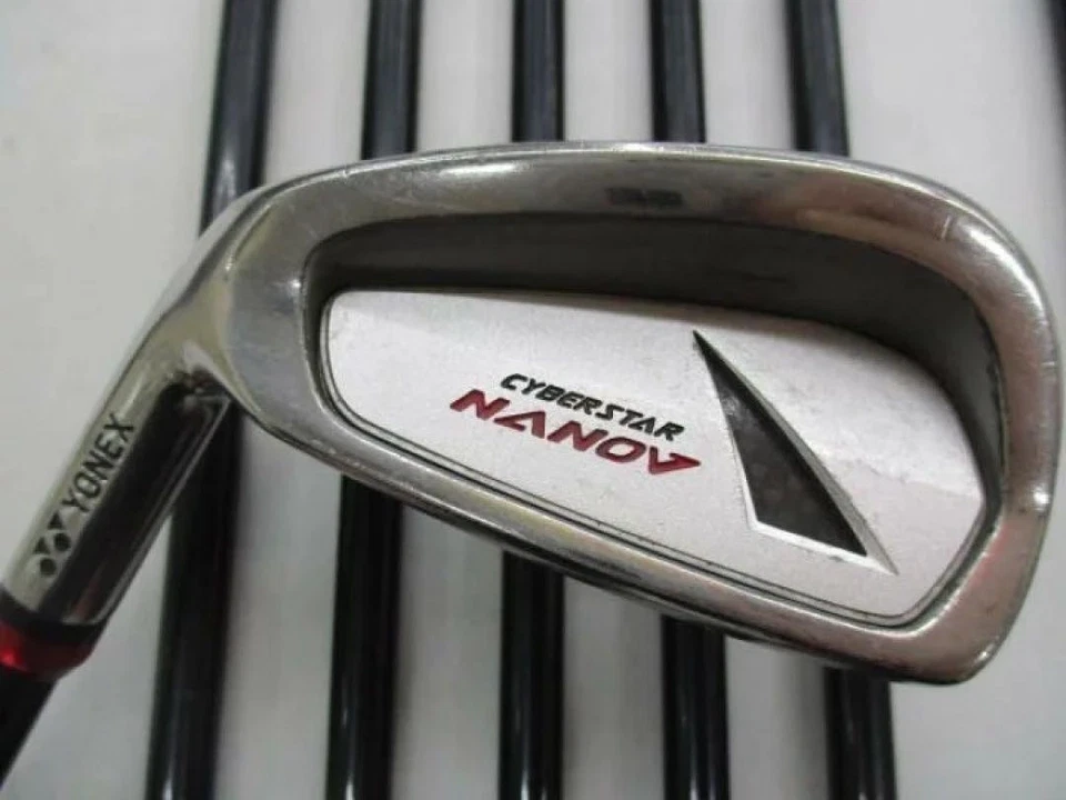[Lefty / Yonex] Cyberstar Iron Set 8pcs 3-4-5-6-7-8-9-P Shaft Nanospeed Flex S-2 - Image 1 of 4