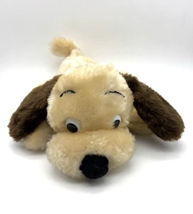 Vintage 1973 R Dakin & Co 10 Zoll Drooper Hund hellbraun Plüsch Stofftier Welpe Hund EUC - Bild 1 von 8