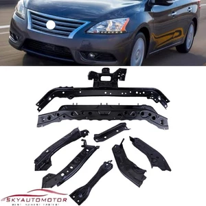 Juego de 8 soportes de radiador de soporte delantero de acero para Nissan Sentra 2013-2019 - Imagen 1 de 8