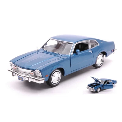 FORD MAVERICK 1974 "FORGETTEN CLASSIC SERIES" BLUE 1:24 Motormax Auto Stradali N - Photo 1/3