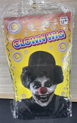 Clown Wig Ages 12+ - Black - Image 1 of 4