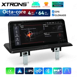 10.25" Android14 4+64GB CarPlay GPS Navi Stereo For BMW 1 Series E81 E82 E87 E88 - Picture 1 of 20