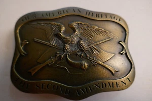 Our American Heritage The Second Amendment  belt buckle  - Picture 1 of 3