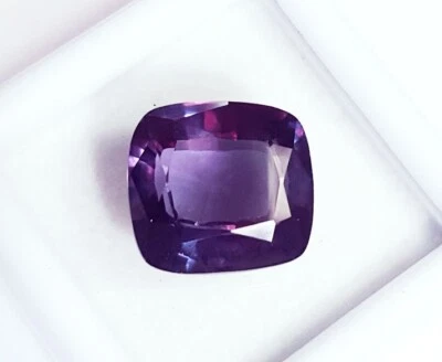 Color Changing Alexandrite Cushion Cut 9.30Ct Certified Loose Gemstone~Free Gift - Image 1 of 4