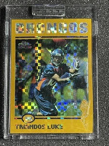 /279 2004 NFL TOPPS CHROME GOLD XFRACTOR Triandos Luke RC Rookie Broncos 224 - Picture 1 of 6