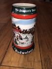 Vintage 1991 Budweiser Collector Series "The Season's Best" Beer Stein Mug 