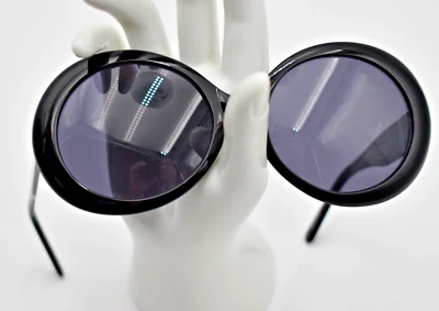 Gafas de sol Dyce negras de colección con lentes grandes acabadas a mano DYF22225R 58 Foto 1 de 4