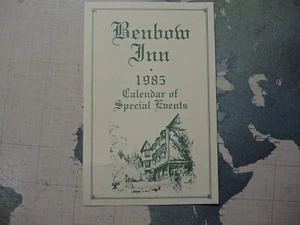 Benbow Inn 1985 Veranstaltungskalender Garberville CA - Bild 1 von 2