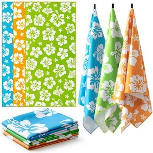 3 Pcs Microfiber Beach Towel 28 x 59 Inch Oversized Large Quick Dry Lightweig... - Picture 1 of 7
