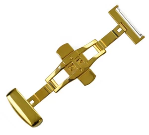 22 mm Panatime Acabado Tono Dorado Fácil Abrir Botón Cierre Desplegable - Imagen 1 de 1