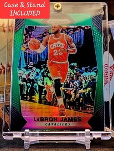 LeBron James Panini Prizm Green Prizm #191 Cleveland Cavaliers 2017-18  - Imagen 1 de 10