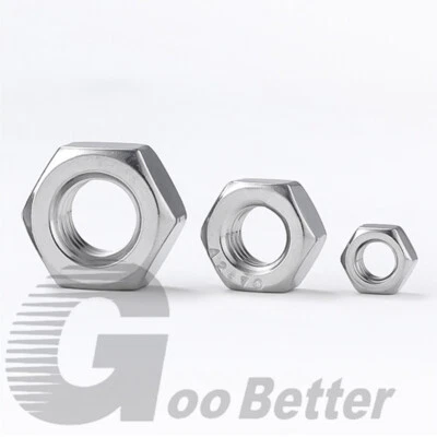 10 Stück Linksgewinde Sechskantmuttern Grobgewinde Sechskant Mutter M4 bis M20 - Bild 1 von 4