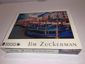 Jim Zuckerman Gondolas Jigsaw Puzzle COMPLETE 1000 Piece 28.75” x 19.125” Bright - Picture 1 of 6